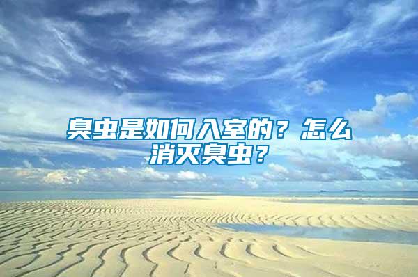 臭蟲(chóng)是如何入室的？怎么消滅臭蟲(chóng)？