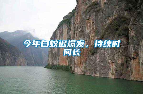 今年白蟻遲爆發(fā)，持續(xù)時(shí)間長(zhǎng)